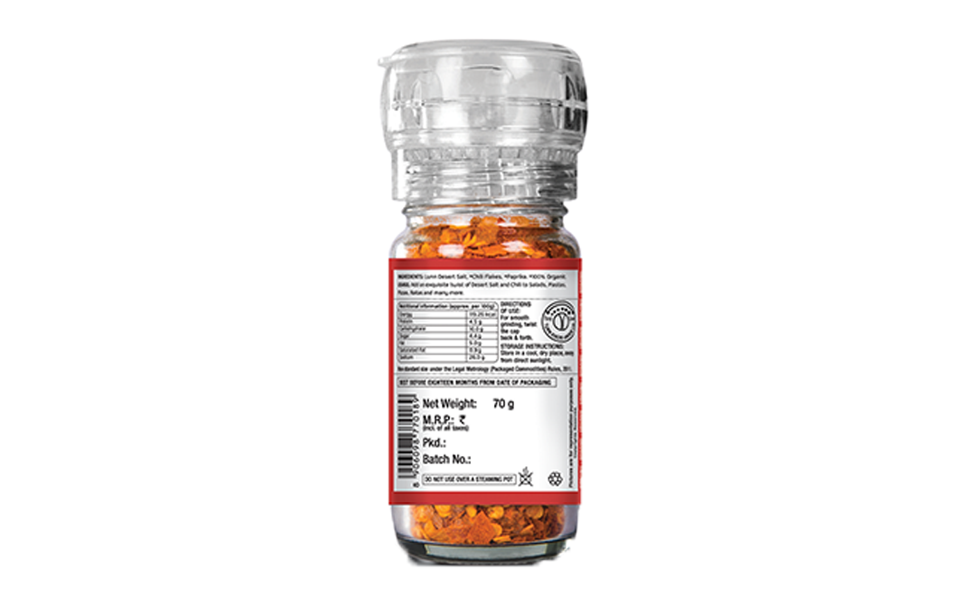 Lunn Desert Salt & Chilli    Glass Bottle  70 grams